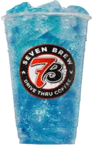 Blue Typhoon Lemonade - The Most Balanced Tropical Drink at 7 Brew 1 Blue Typhoon Lemonade