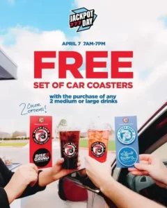 7 Brew Rewards - Free Drinks, Offers and Perks 1 7 Brew Jackpot Day